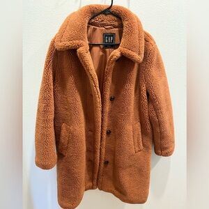GAP Caramel Plush Coat